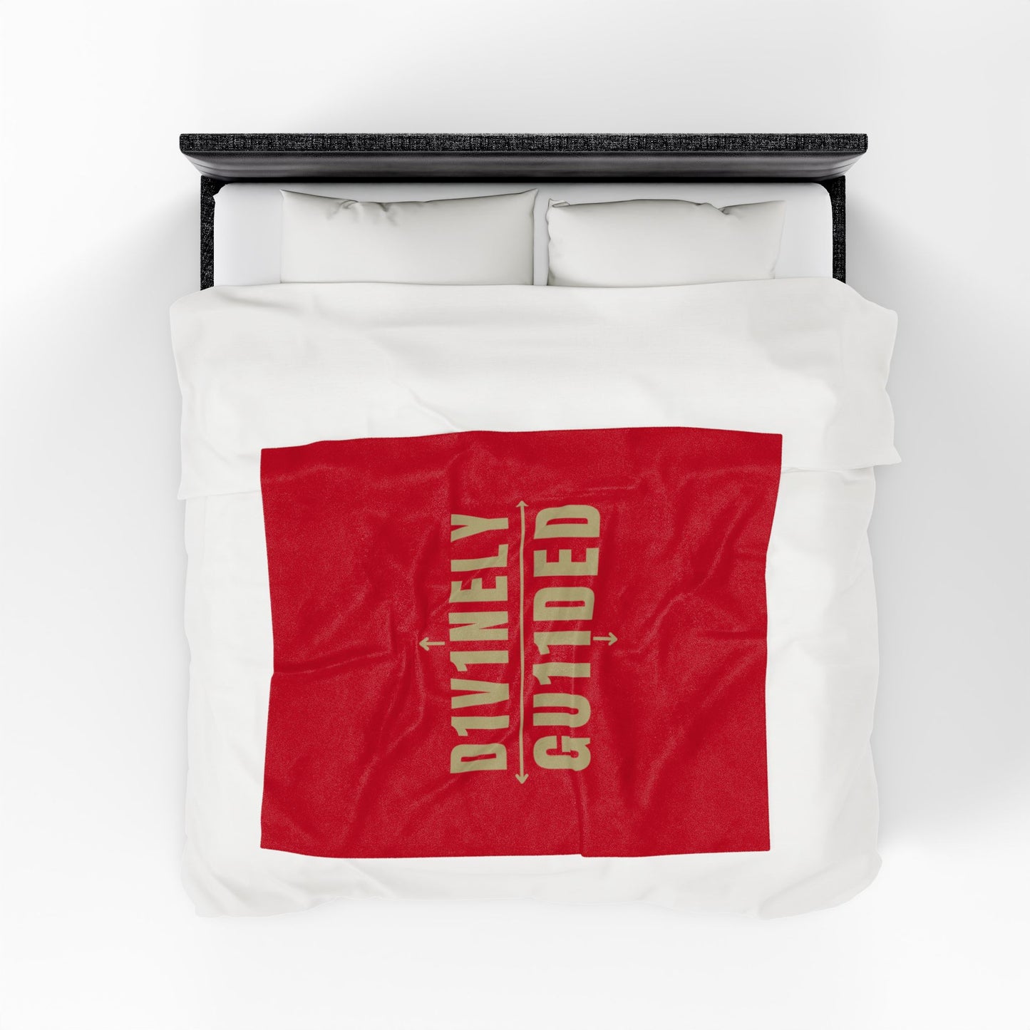 Velveteen Plush Blanket D1V1NELY GU11DED Design