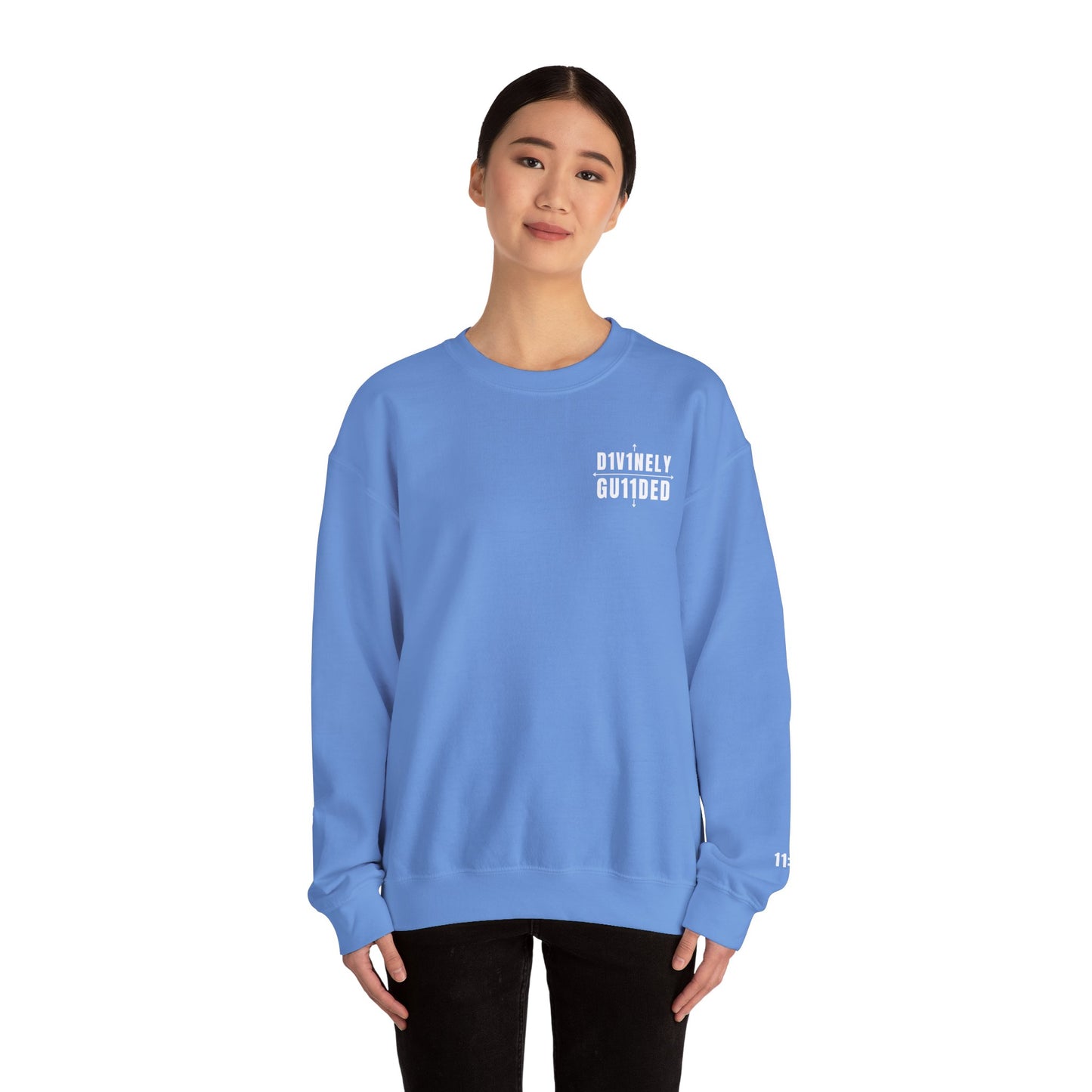 D1V1NELY GU11DED 11:11 Crewneck