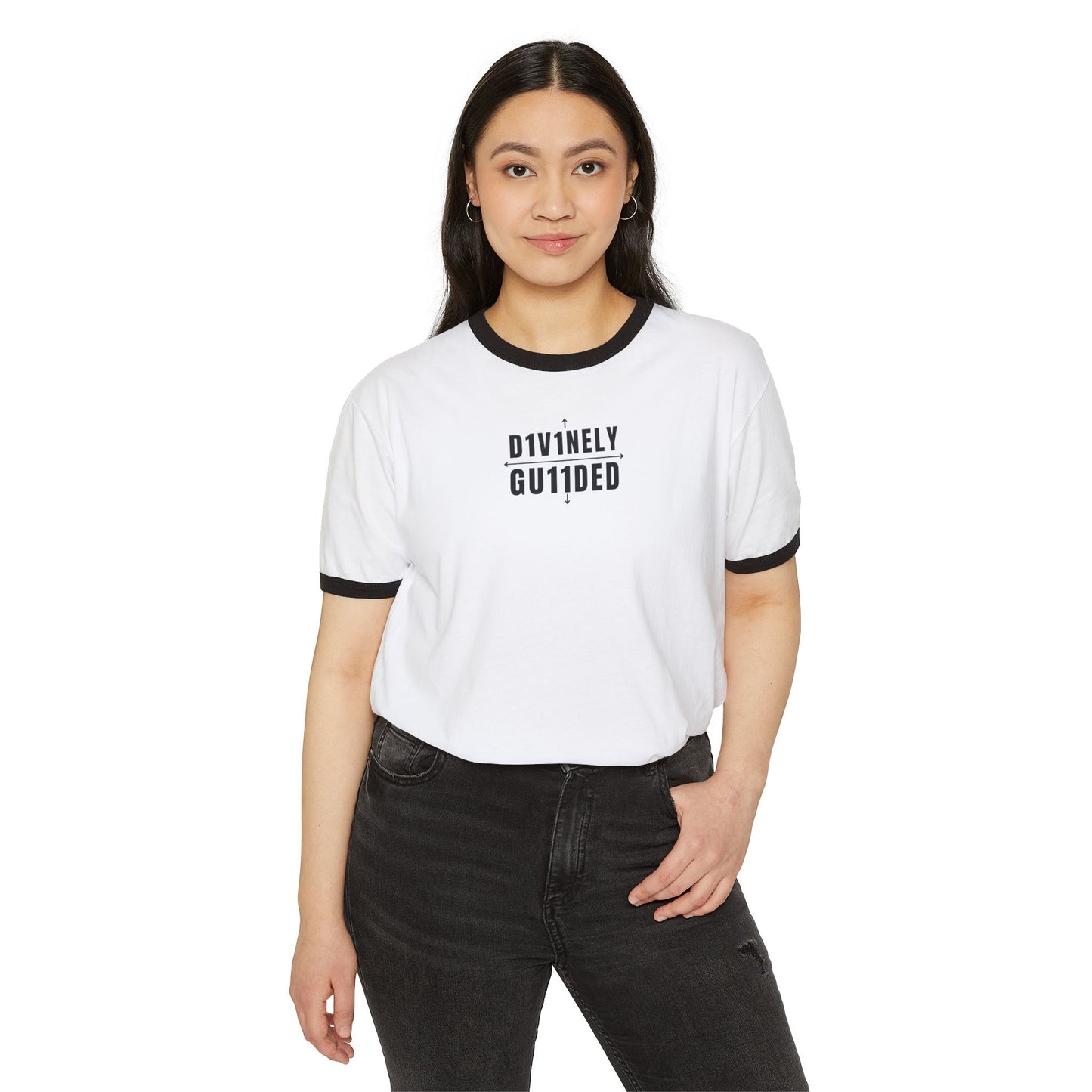 D1V1NELY GU11DED Custom Ring Tee