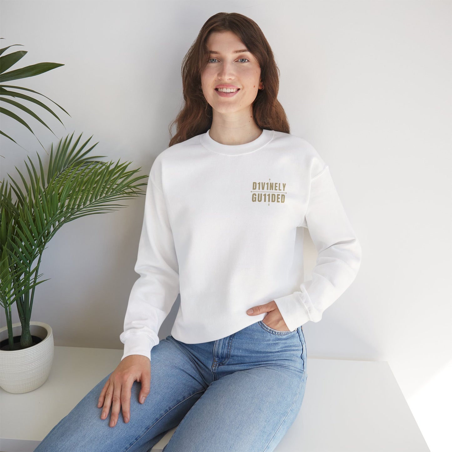 D1V1NELY GU11DED 11:11 Crewneck