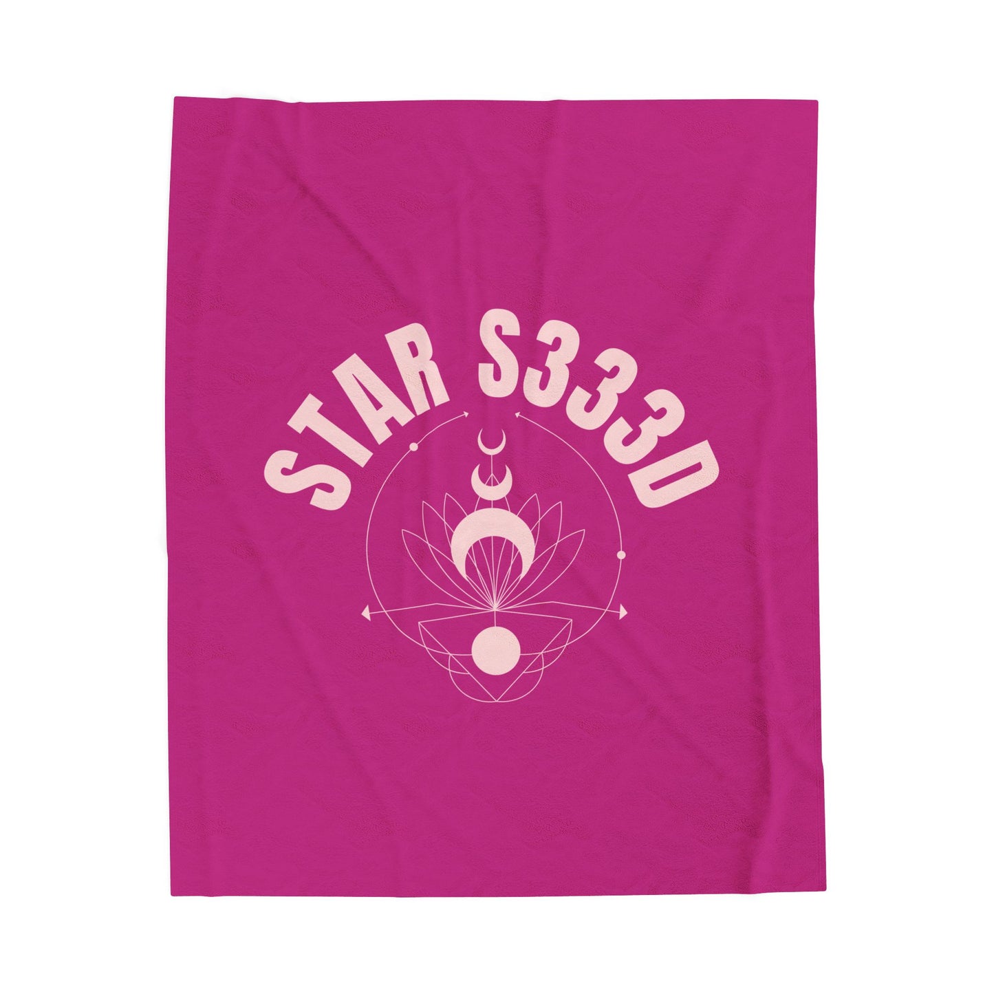 Velveteen Plush Blanket STAR S333D Design