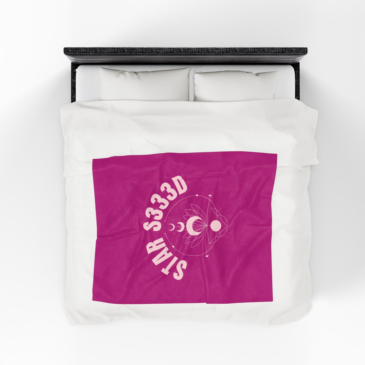 Velveteen Plush Blanket STAR S333D Design