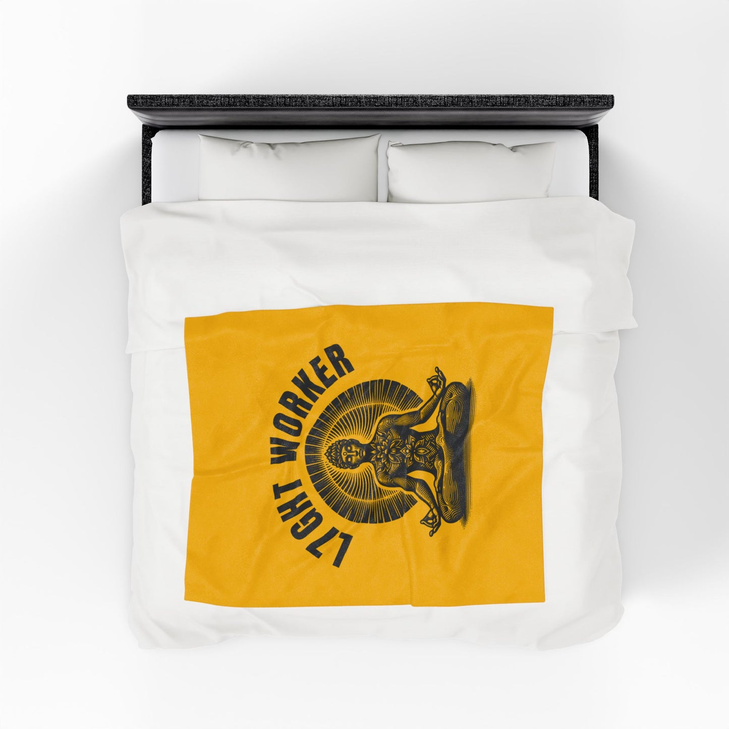 Velveteen Plush Blanket L7GHT WORKER Design