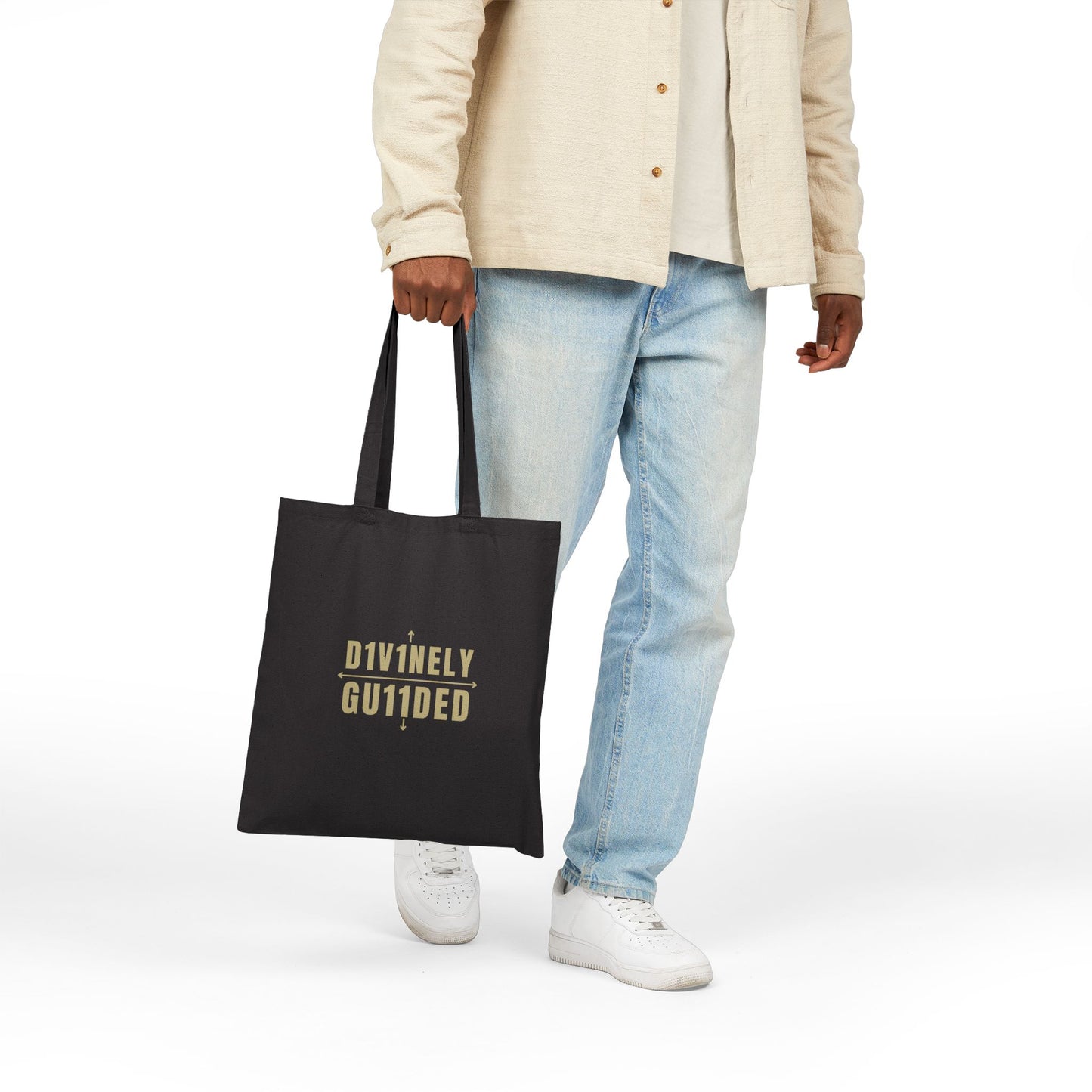 D1V1NELY GU11DED Canvas Tote Bag